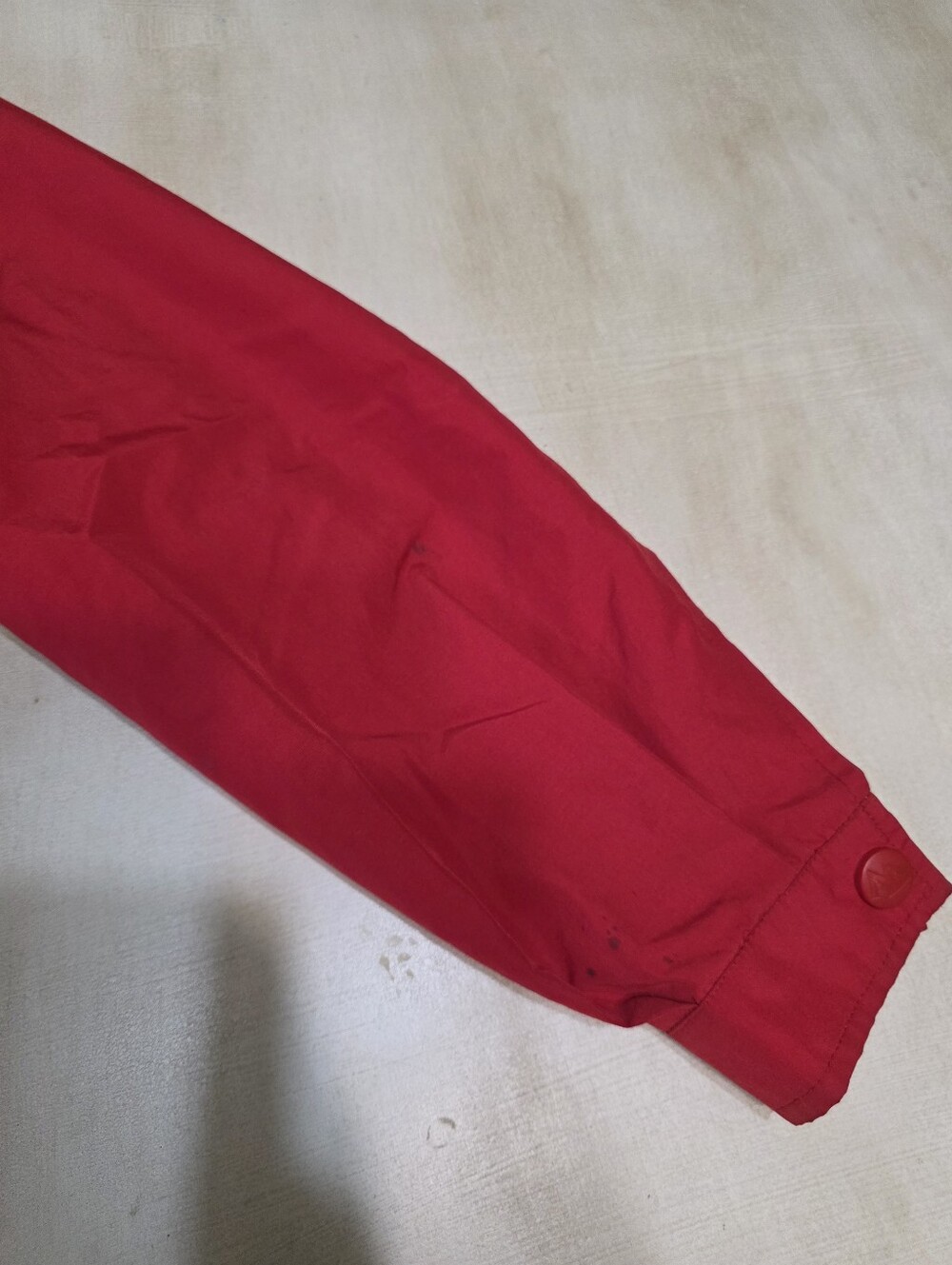 VINTAGE 90s Arizona Jean Co. Barn Jacket Parka | Red Colorblock Gorpcore S - Picture 8 of 16